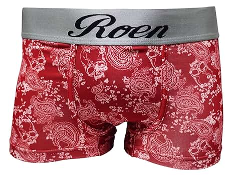 Amazon | (ロエン)Roen スカルペイズリー/レッド/RSU-410